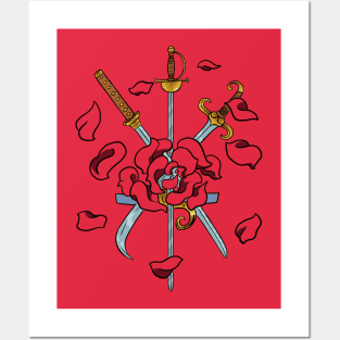 3 of swords Posters and Art